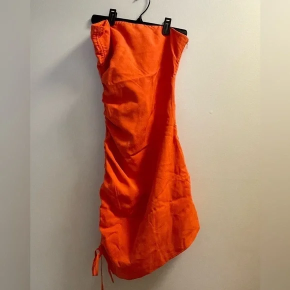 Sndys NOBU Strapless Ruched Mini Dress. Size S/M - Picture 5 of 10